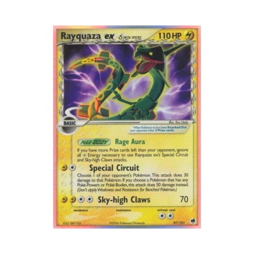 Pokemon TCG Rayquaza ex RHe EX Dragon Frontiers (English Ver.)