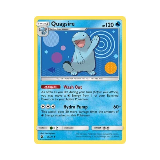 Pokemon TCG Quagsire U Dragon Majesty (English Ver.)