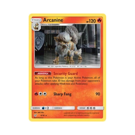 포켓몬 TCG 윈디 R 명탐정 피카츄 (영문판)