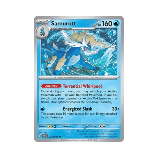 Pokemon TCG Samurott R White Flare (English Ver.)