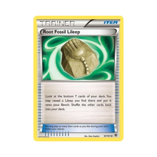 포켓몬 TCG 뿌리화석 릴링 U 플라스마 블라스트 (영문판)