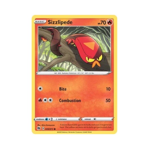 Pokemon TCG Sizzlipede C Champion's Path (English Ver.)