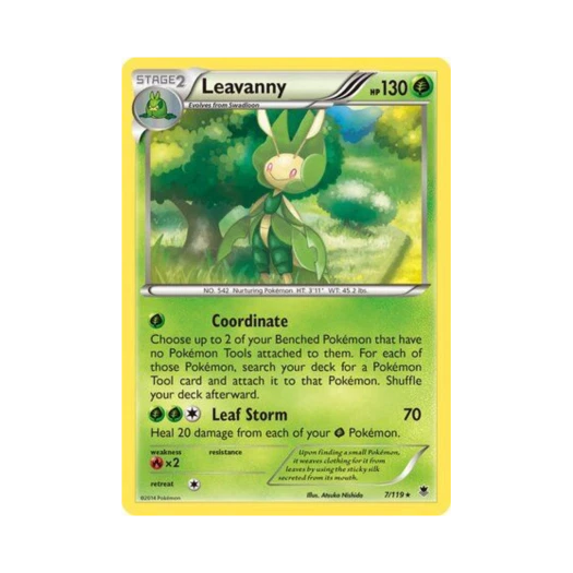 Pokemon TCG Leavanny R Phantom Forces (English Ver.)