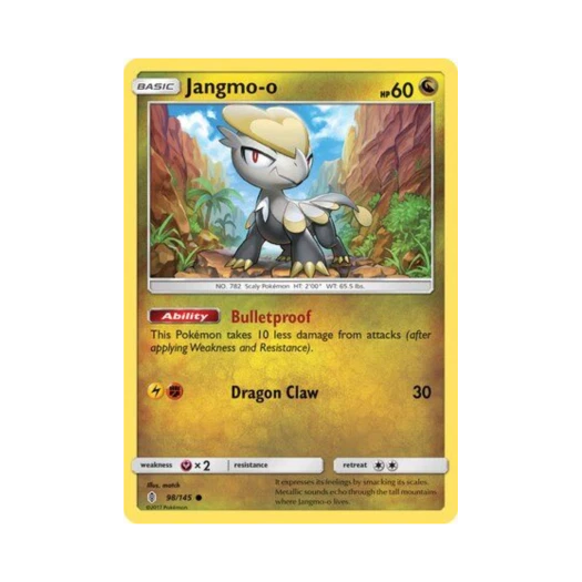 Pokemon TCG Jangmo o C Guardians Rising (English Ver.)