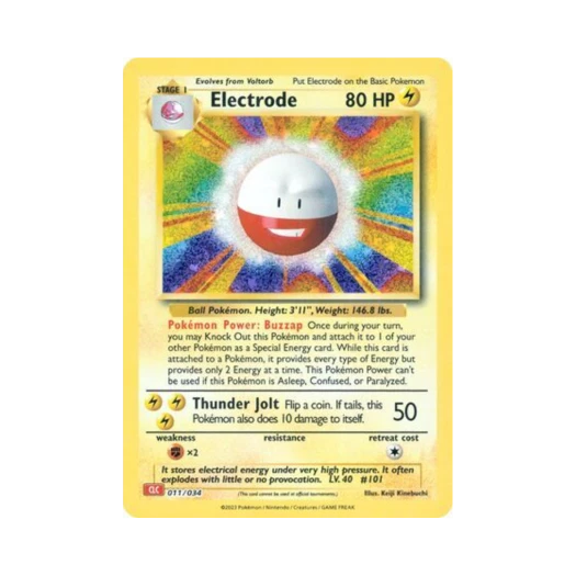 Pokemon TCG Electrode Pokemon TCG Classic (English Ver.)