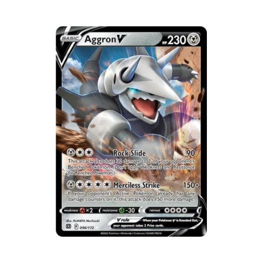 Pokemon TCG Aggron V HRV Brilliant Stars (English Ver.)