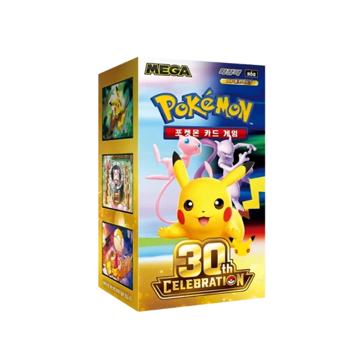 Pokemon TCG Mega Expansion 30th Celebration Pack 1 Box (Pack of 20/Korean Ver.)