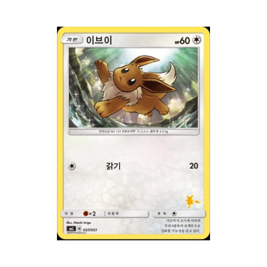 Pokemon TCG Eevee Sun & Moon Family Pokemon Card Game Raichu GX Deck (Korean Ver.)