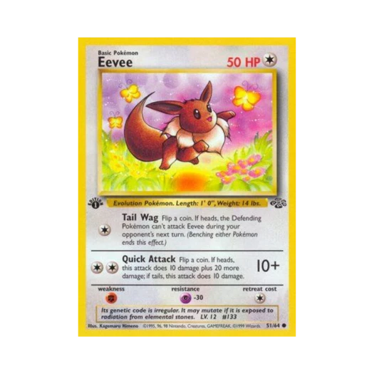 Pokemon TCG Eevee C Jungle (English Ver.)