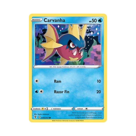 포켓몬 TCG 샤프니아 C 이볼빙 스카이즈 (영문판)