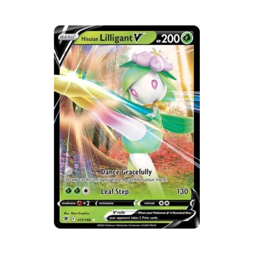 Pokemon TCG Hisuian Lilligant V HRV Astral Radiance (English Ver.)