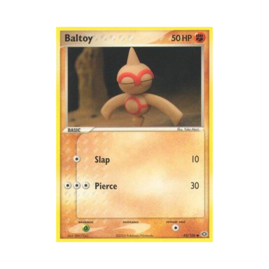 Pokemon TCG Baltoy C EX Emerald (English Ver.)