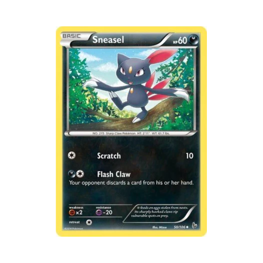 Pokemon TCG Sneasel U Flashfire (English Ver.)