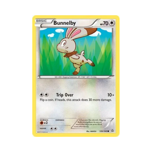 Pokemon TCG Bunnelby C Primal Clash (English Ver.)