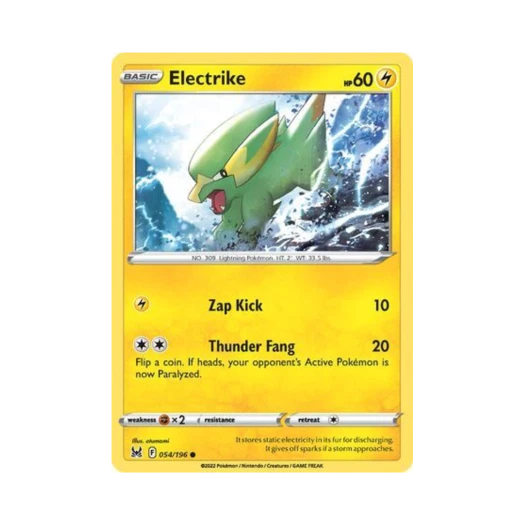 Pokemon TCG Electrike C Lost Origin (English Ver.)