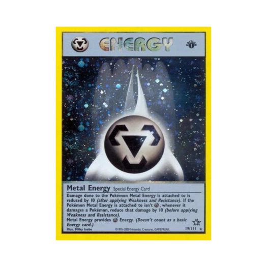 포켓몬 TCG 메탈 에너지 RH 네오 제네시스 (영문판)
