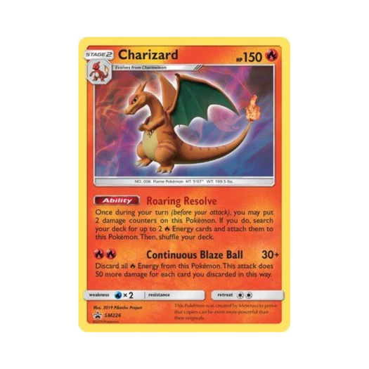 Pokemon TCG Charizard P Sun & Moon Promos (English Ver.)