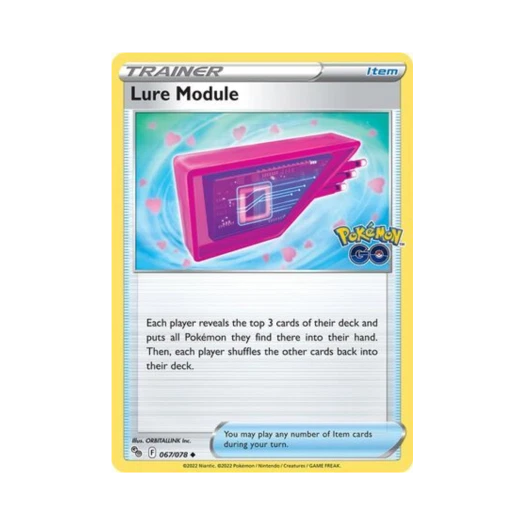 포켓몬 TCG 루어모듈 U 포켓몬 고 (영문판)