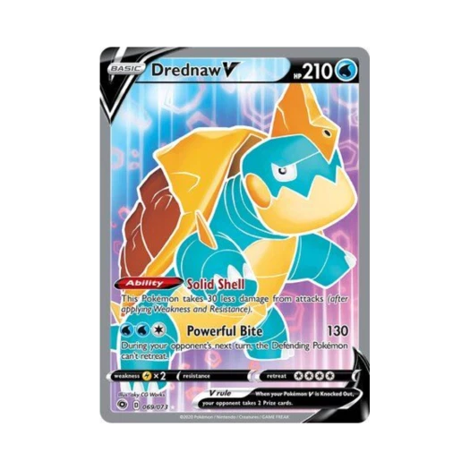Pokemon TCG Drednaw V RU Champion's Path (English Ver.)