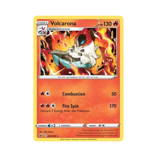 포켓몬 TCG 불카모스 R 칠링 레인 (영문판)
