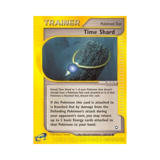 Pokemon TCG Time Shard U Aquapolis (English Ver.)
