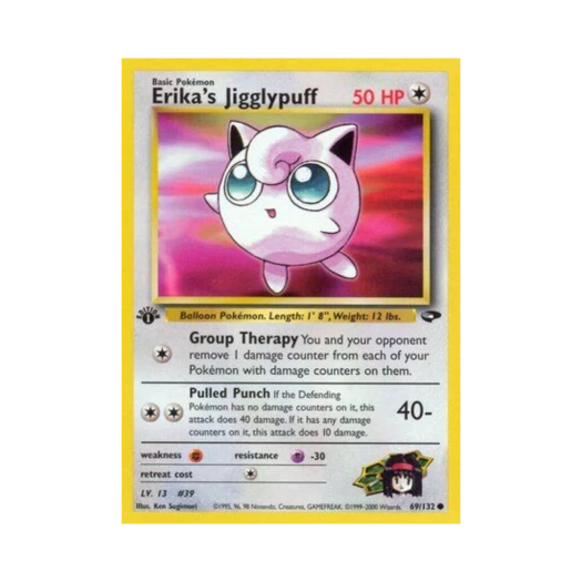Pokemon TCG Erika's Jigglypuff C Gym Challenge (English Ver.)