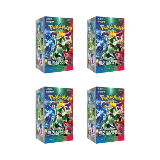 포켓몬 TCG 스칼렛 & 바이올렛 확장팩 트리플렛비트 4박스 (총 120팩/한글판) 카드 이미지