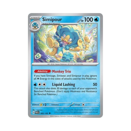 Pokemon TCG Simipour U Paradox Rift (English Ver.)