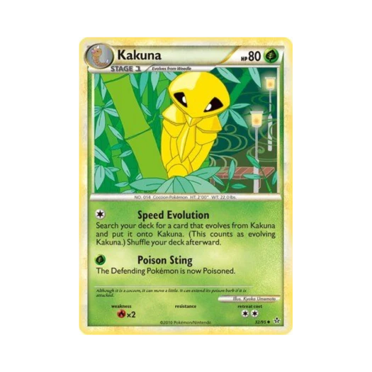 Pokemon TCG Kakuna U Unleashed (English Ver.)
