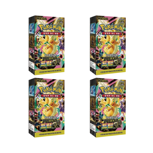 포켓몬 TCG 메가 하이클래스팩 메가 드림 ex 4 박스 (총 40팩/한글판) 카드 이미지