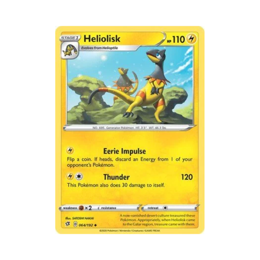 포켓몬 TCG 일레도리자드 U 레벌 크래시 (영문판)