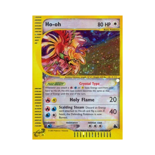 포켓몬 TCG 칠색조 RS 스카이리지 (영문판)