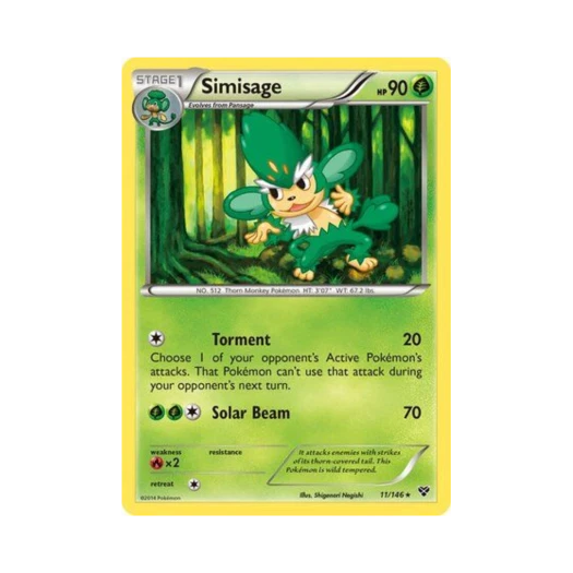 포켓몬 TCG 야나키 R XY (영문판)