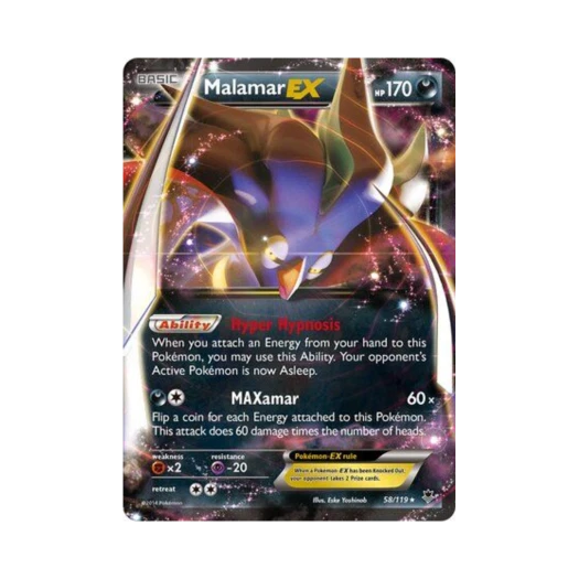 Pokemon TCG Malamar EX RHE Phantom Forces (English Ver.)