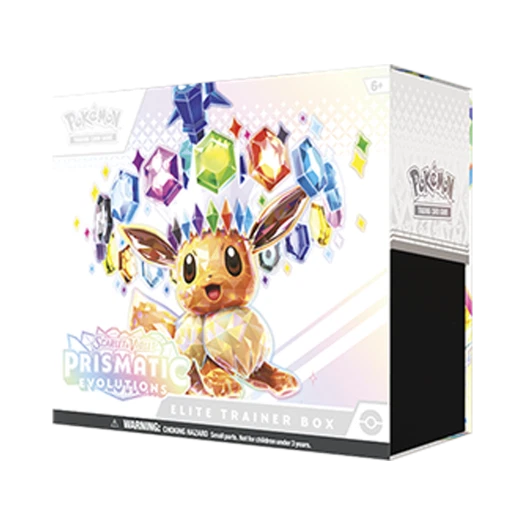 포켓몬 TCG 스칼렛 & 바이올렛 프리즈매틱 에볼루션즈 엘리트 트레이너 박스 (영문판)