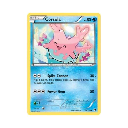 Pokemon TCG Corsola C BREAKpoint (English Ver.)