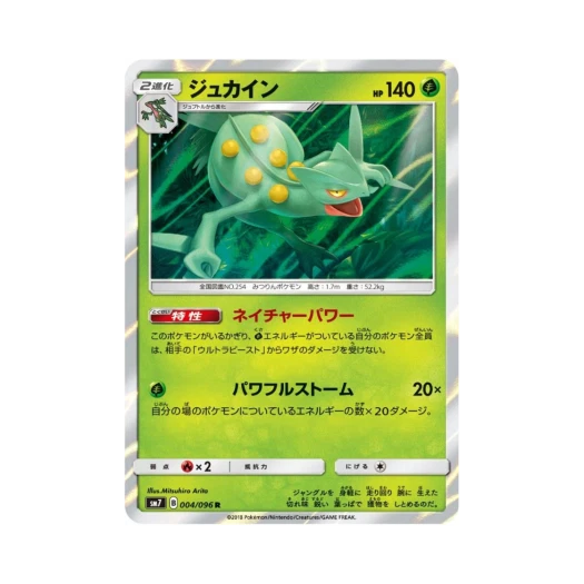 Pokemon TCG Sceptile R Charisma Of The Wrecked Sky (Japanese Ver.)