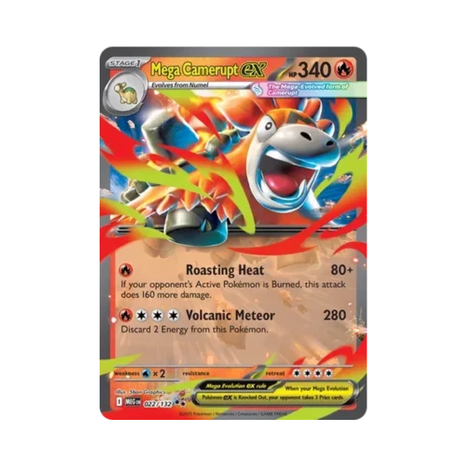 포켓몬 TCG 메가 폭타 ex DR 메가 에볼루션 (영문판)
