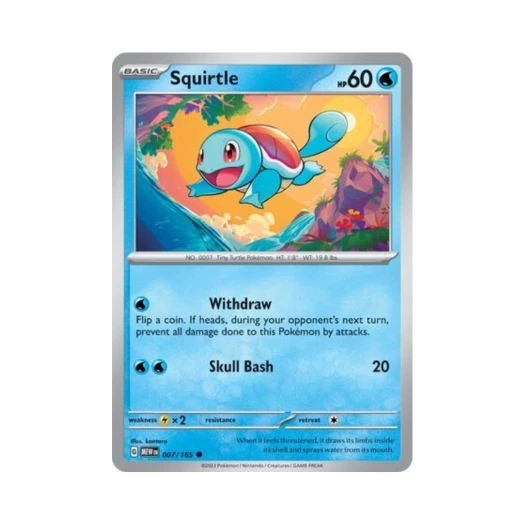 포켓몬 TCG 꼬부기 C 스칼렛 & 바이올렛 151 (영문판) 카드 이미지