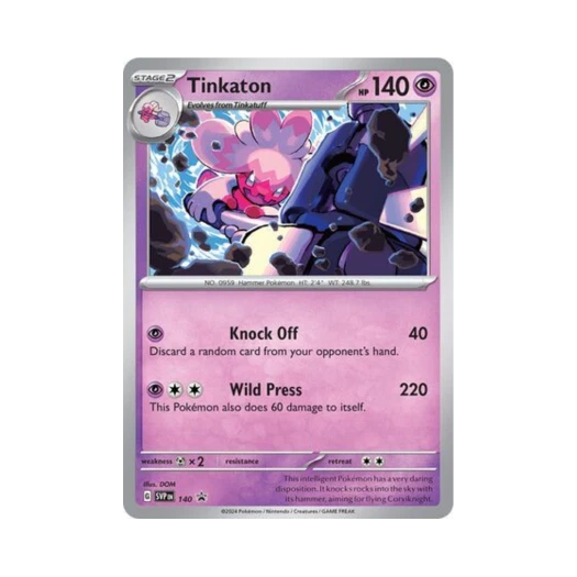 Pokemon TCG Tinkaton P Scarlet & Violet Promos (English Ver.)