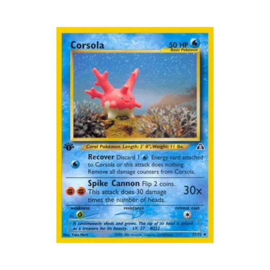 포켓몬 TCG 코산호 U 네오 디스커버리 (영문판)