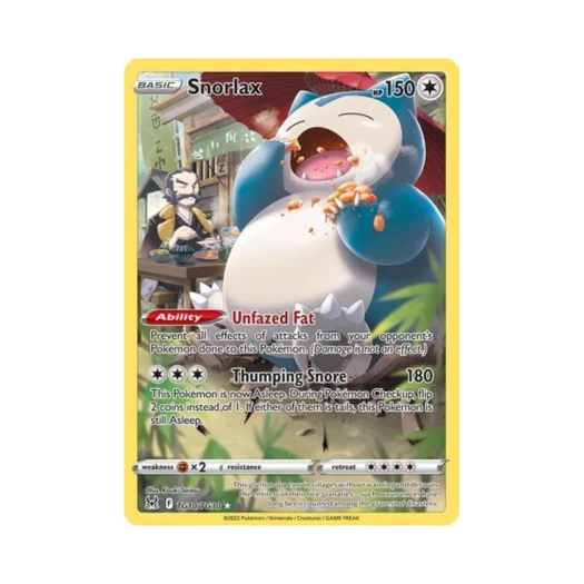 포켓몬 TCG 잠만보 RH 로스트 오리진 (영문판)