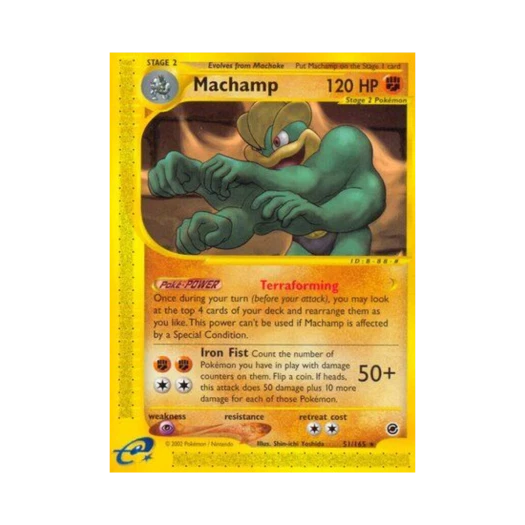 Pokemon TCG Machamp R Expedition Base Set (English Ver.)