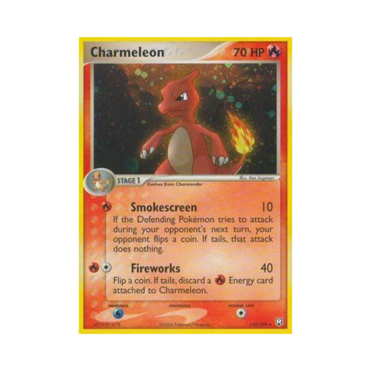 포켓몬 TCG 리자드 RS EX 로켓단 리턴즈 (영문판)