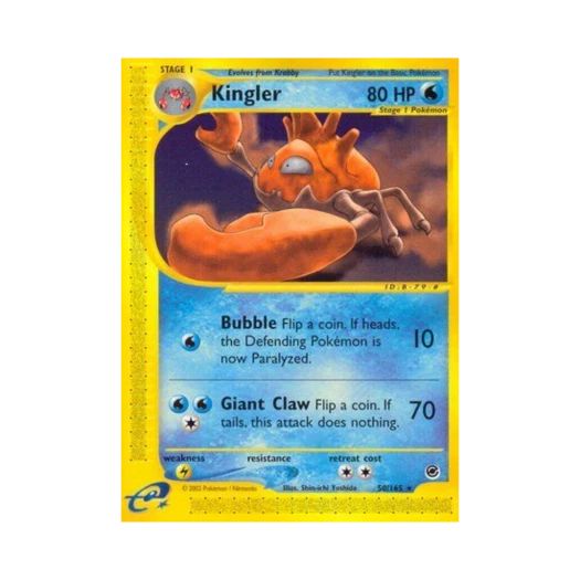Pokemon TCG Kingler R Expedition Base Set (English Ver.)