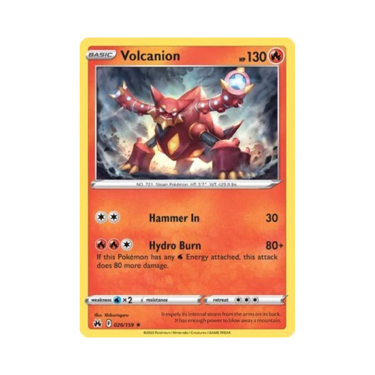 포켓몬 TCG 볼케니온 R 크라운 제니스 (영문판)