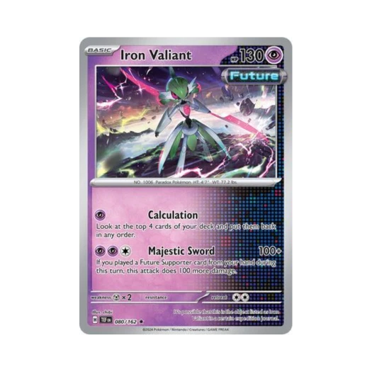 Pokemon TCG Iron Valiant R Temporal Forces (English Ver.)