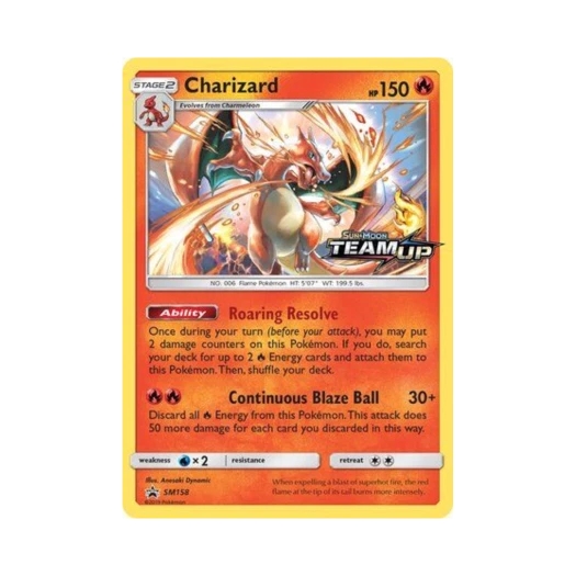 Pokemon TCG Charizard P Sun & Moon Promos (English Ver.)