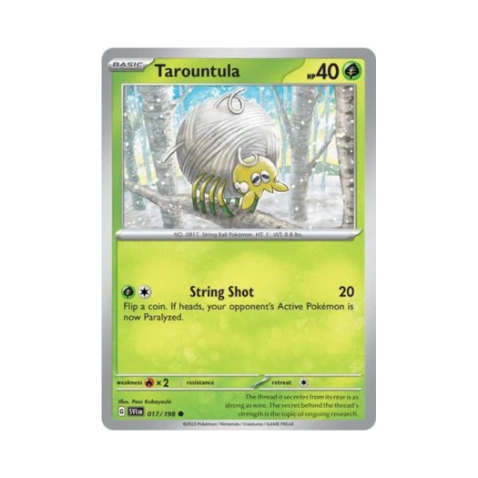 포켓몬 TCG 타랜툴라 C 스칼렛 & 바이올렛 (영문판)