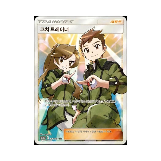 포켓몬 TCG 코치 트레이너 SR GG엔드 (한글판)